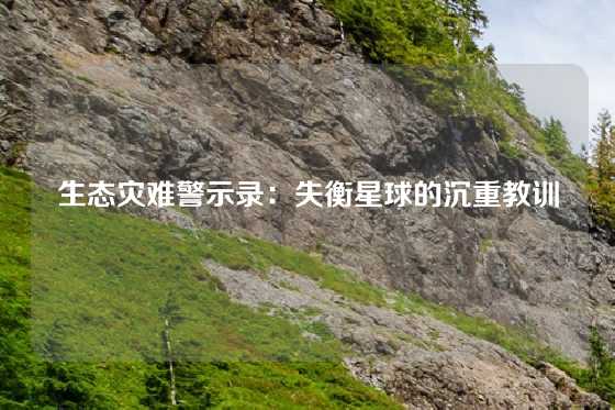 生态灾难警示录：失衡星球的沉重教训