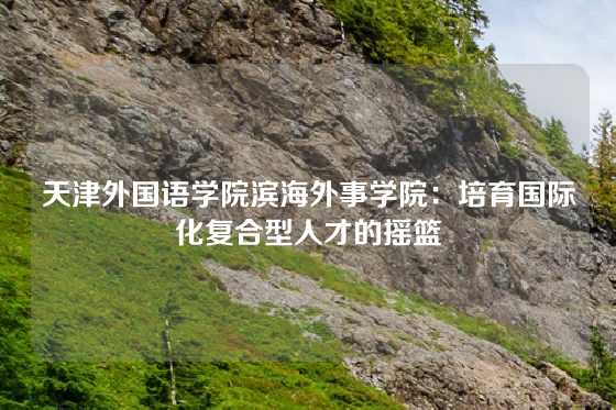 天津外国语学院滨海外事学院:培育国际化复合型人才的摇篮